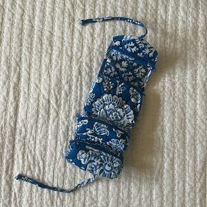 Vera Bradley "All Wrapped Up" Cosmetic Bag in the Blue Lagoon